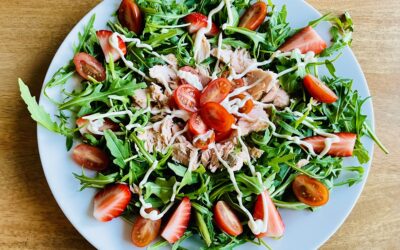 Salmon and Strawberry Salad