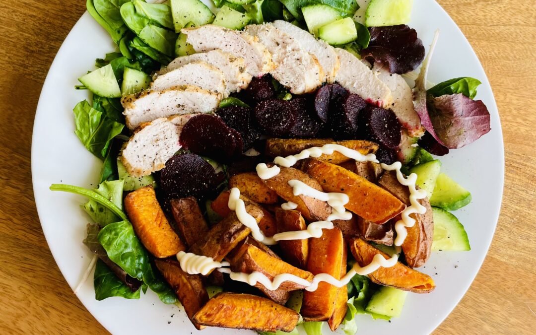 Chicken & Root Veg Salad
